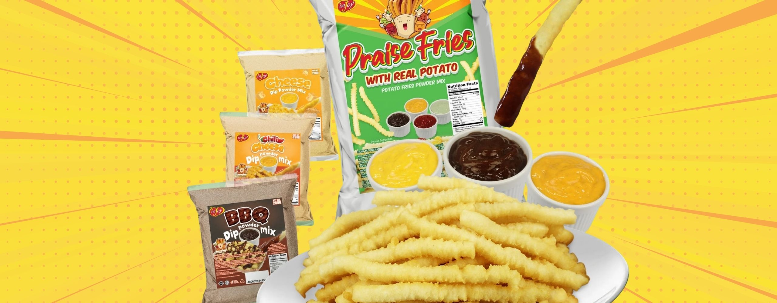 Made with real potatoes, fries are so good!