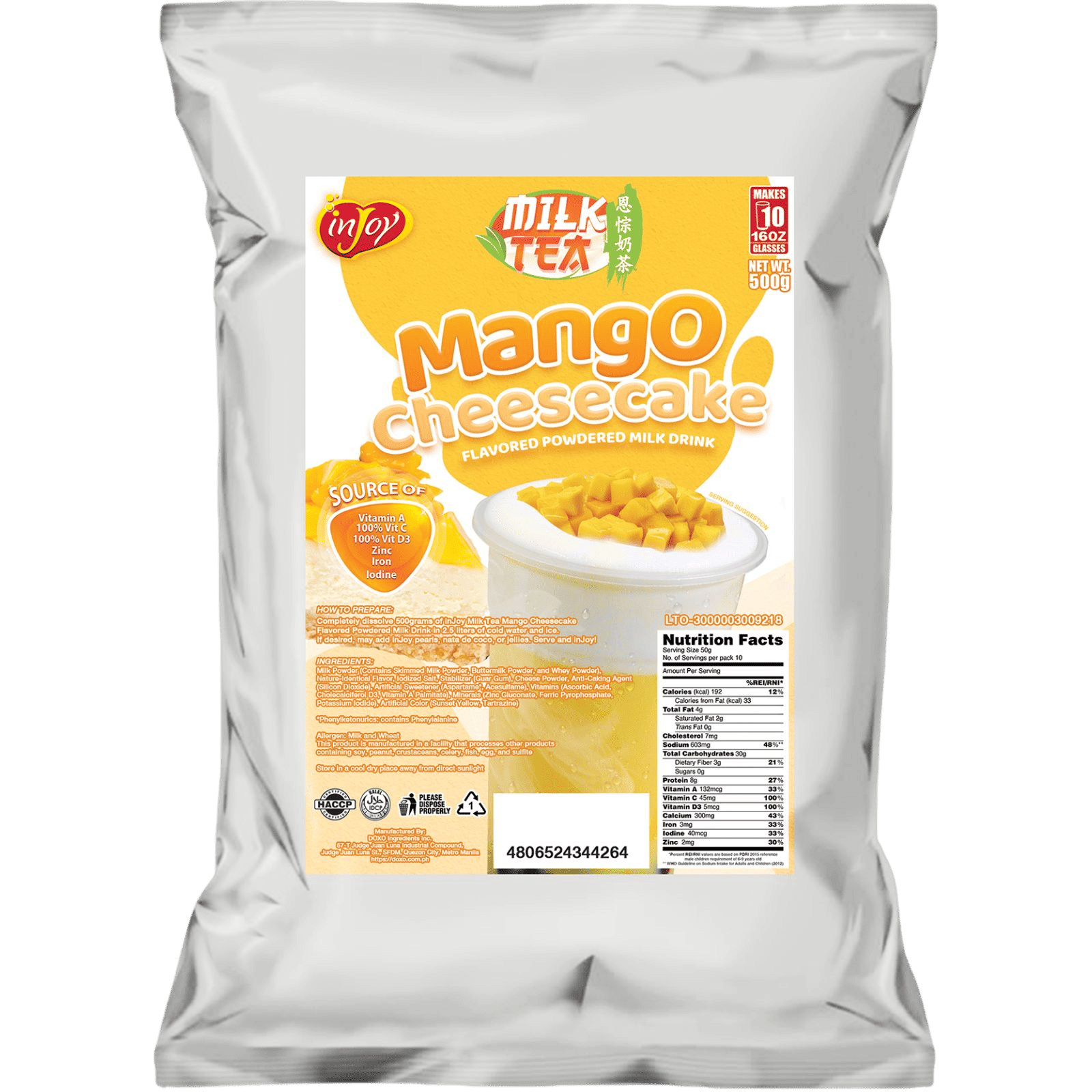 Mango Cheesecake Milk Tea 500g